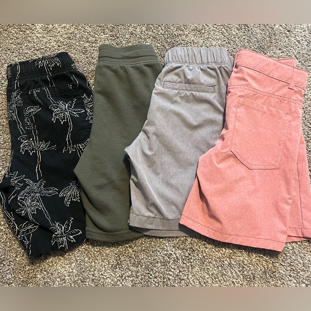 Lot of four boys shorts size 8